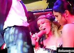 Raunchy pornstars screwing at casino party
