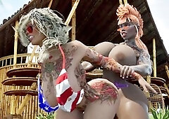 Amateur shemale gets down and dirty with a guy