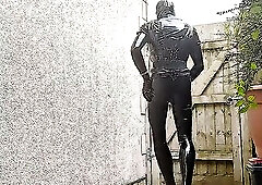 Outside in rubber what could be greater amount pleasure