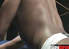 Muscular hunks fist punch each others assholes hardcore