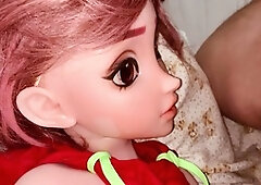 Chubby small penis blowjob, small dick, chubby silicone doll
