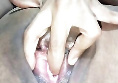 Masturbating after a movie scene call with a fan what a captivating climax