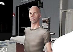 Large booty nurse gives tugjob to grandpapa with large weenie - CG Anime - OCICI