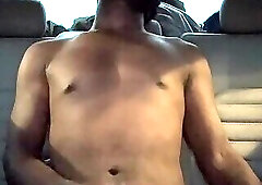 Os inna car back seat moaning loud asf and eating my own cum on my donut