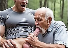 Young men cum, old men suck #05