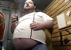 Wolf, bloat, gay belly