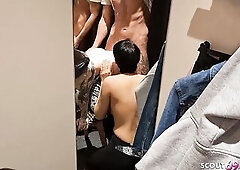 German Teen Lia Louise and her Superlatively Good Girlfriend - Real Sex in Public Mall Fitting Room with Stranger Dude - Scout69.com ist die groesste 