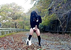 The sheer pleasure of demonstrating off your midbody flapping outdoor getting off after a long time