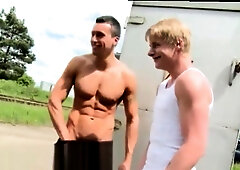 Dylans nude hairless men outdoors hot big limp cocks suit blow job public