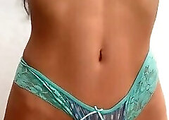 blue thong bulge play