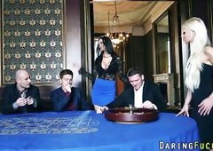 European blonde spunked