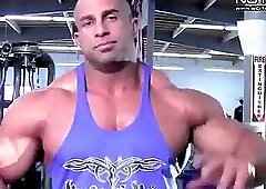 Fouad Abiad Lifting Weights and Sexy Posing Compilation