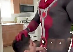 Spiderman Giving Deadpool A Blowjob
