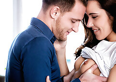 Sensual fuck in the kitchen - Kerry Cherry