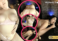 8k Asian Ivy In The Red Room