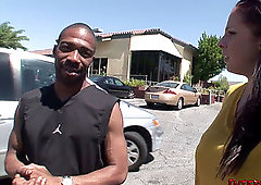 Gianna Michael's hefty orbs Bounce While Plowed by big black cock