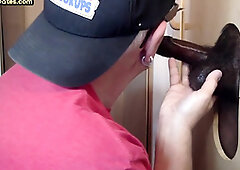 Old amateur IR gaydaddy barebacked through gloryhole