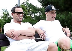 Bisex dude fucks skank