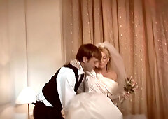 Sultry bride requires consummation on her wedding night, husband has an idea