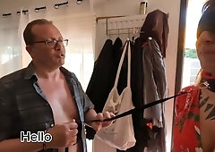 I Offered Rea On A Leash To A Friend. First Trio For The Horny Hungarian