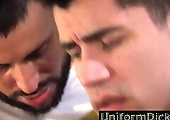 Bend over and take Drill Sargent's cock