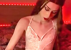 White lingerie toy mast