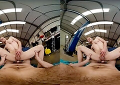 VRB gay: Mechanic lad Adrian Duval delivers passionate blowjob and anal pounding before his boss arrives - VR Porn