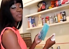 Ana Fox Jerks His Large White Schlong