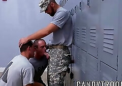 Soldiers suck and fuck while major ensures mission success