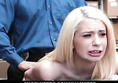 Shoplyfter - Sexy Teen Screwed During the time that Daddy Has To See