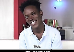 Straight Ebony Twink With Braces And From Jamaica Paid To Fuck Gay Filmmaker POV