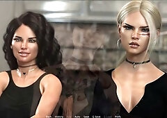 Blonde big tits, visual novel