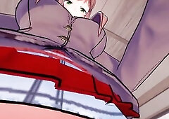 Futanari Crossover zero 2 X Monika Taker POV