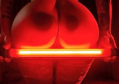 Awesome busty model Gia Dimarco nicely impaled by a long brown cock