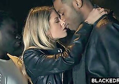 BLACKEDRAW Blonde GF craves BBCs