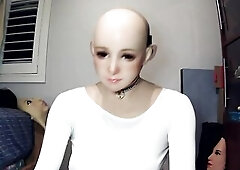 Quiet Nancy End! Quiet female doll Nancy unmasks from her doll mask to show u her true face!