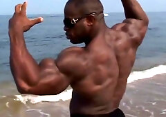 Rodney St Cloud In Beach Posing