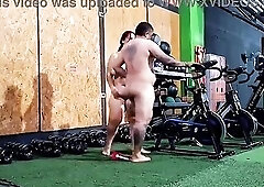 The chubby wench from the gym banging her personal coach