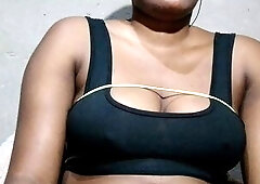 Home alone slutty for a large vibrator