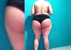 Femboy with a big ass having sex after the nightclub.