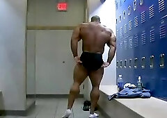 Victor Martinez Sexy Locker Room Posing