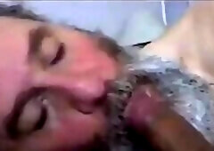 Bearded daddy suck and swallow