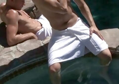 Next Door Buddies: Noah's Poolside Desire