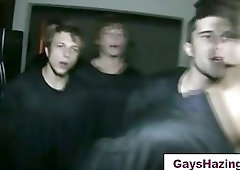 Fraternity initiation rituals make guys go gay