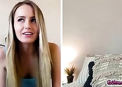 Kristen and Scarlett are tying the knot the next day Because of this they agree to stay in different rooms Even so Scarlett wants to at LEAST be able 