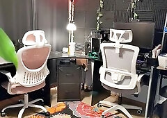 Buttcrack Stripped Dusting Home Office - This office has been neglected lengthy sufficiently. I've to at least dust the desk. I watch u sitting t