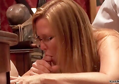 Asian Assfucking Fingers Blonde At Bdsm Party - Carter Cruise