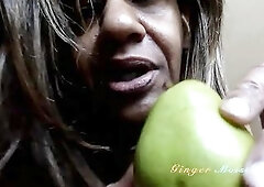 Cream Finger and a Pear and a Couple Ginger MoistHer