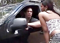 Tgirls ass hole fisting before fucking