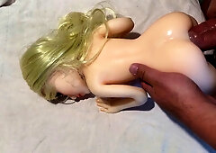 Gentleman Dick Pounds Tiny Gay Doll for Rough Cumshot